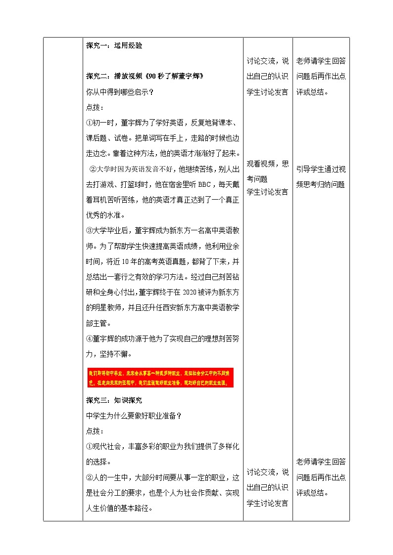 9.6.2《多彩的职业》教学设计第2页