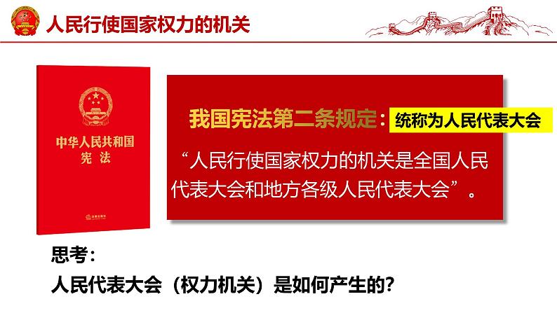 6.1 国家权力机关 课件-2023-2024学年统编版道德与法治八年级下册第4页