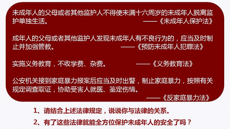 部编人教版初中道德与法治九年级上册9.4.1夯实法治基础（课件）第7页