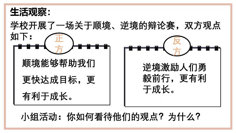 部编人教版初中《道德与法治》七年级上册12.2《正确对待顺境与逆境》课件第4页