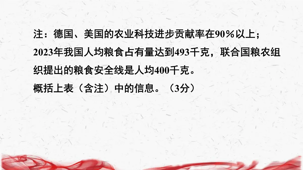 2025年道德与法治二轮专题复习：非选择题 答题技巧课件第5页