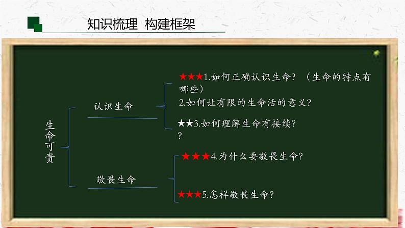 统编版（2024版）七年级上册道德与法治第三单元 珍爱我们的生命 复习课件第6页