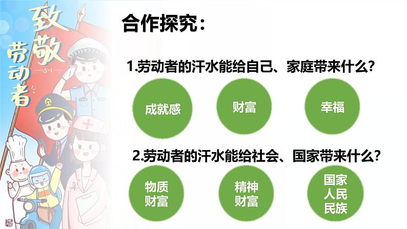 部编人教版初中道德与法治 七年级上册13.1 在劳动中创造人生价值 课件第7页