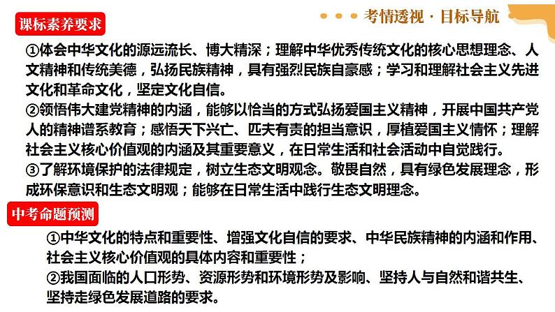 专题03 文明与家园 课件 （考情 导图 梳理 考向 ）- 2025年中考道德与法治一轮复习 （山东专用）第4页