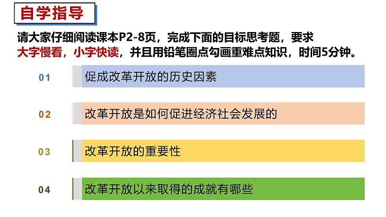 人教版初中道德与法治九上第一单元1.1《坚持改革开放》PPT课件第5页