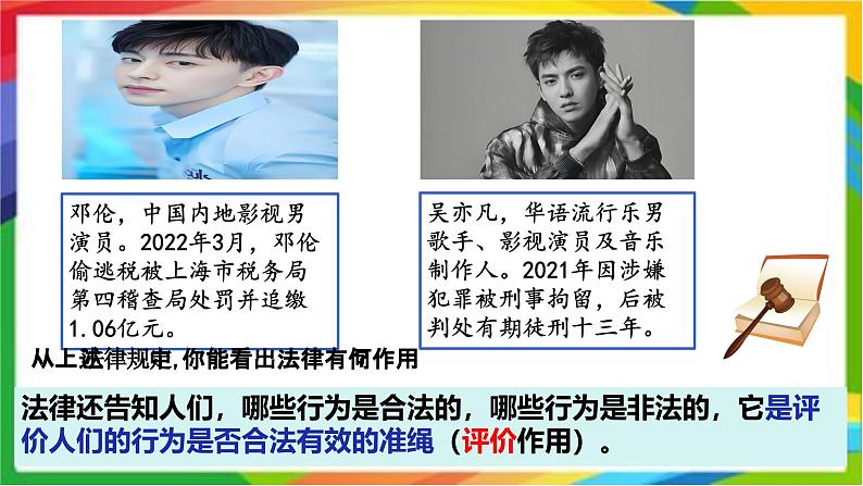 人教版初中道德与法治八上第二单元5.1法不可违课件第4页