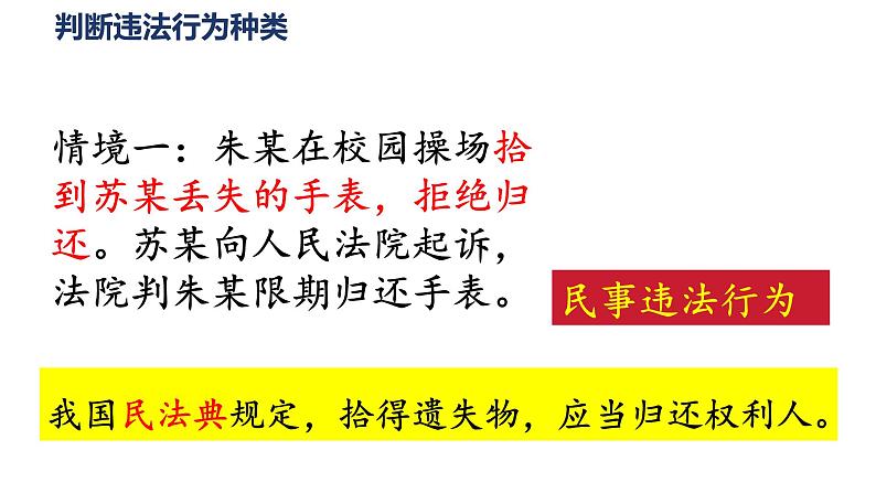 人教版初中道德与法治八上第二单元5.1法不可违课件第6页