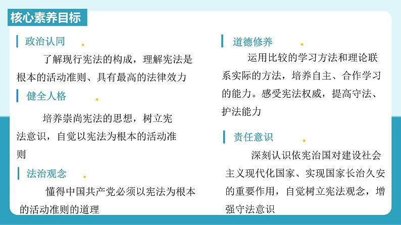 人教版八年级道德与法治下册2.1坚持依宪治国  最新课件第3页