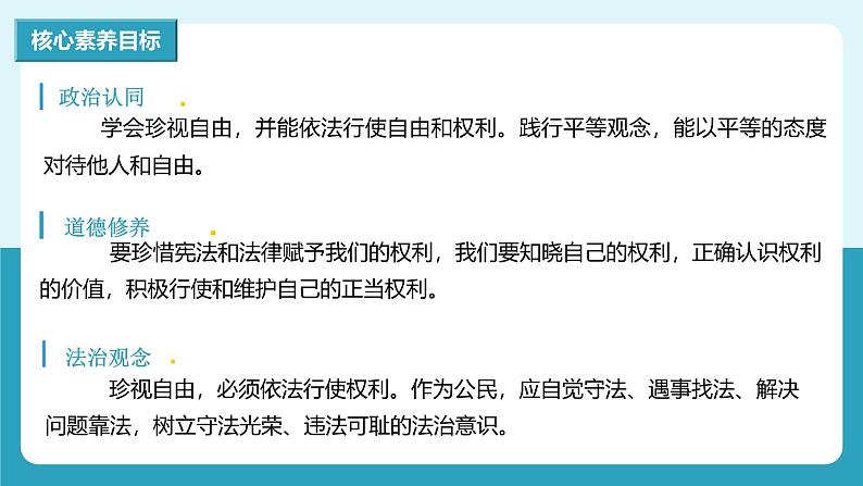 人教版八年级道德与法治下册7.2自由平等的追求 最新课件第3页