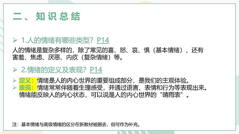 【核心素养目标】部编版（2024）七年级下册 2.1 揭开情绪的面纱（课件）第7页