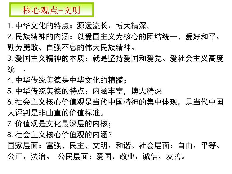 人教版（2024） 初中 道德与法治  九年级上册 第三单元 文明与家园 复习课件第2页