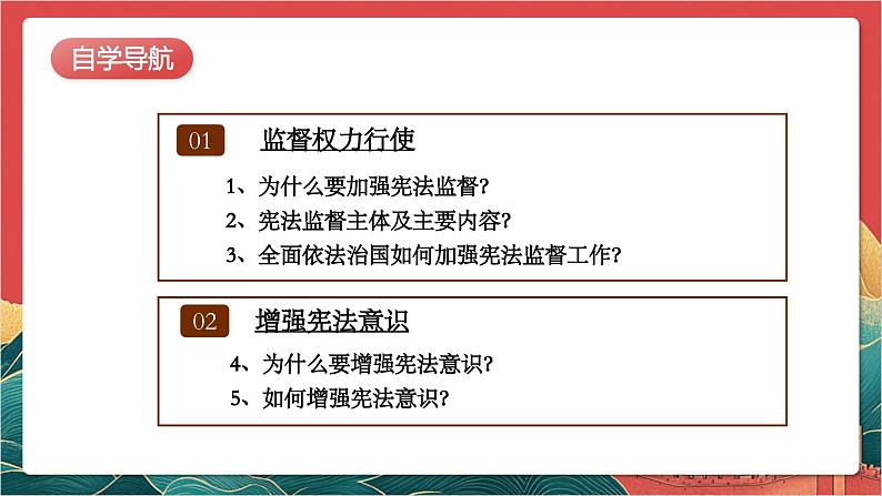 【核心素养】人教部编版道法八下2.2《加强宪法监督》课件第3页