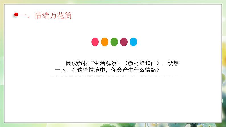 统编版道德与法治（2024）七年级下册--2.1 揭开情绪的面纱（课件）第4页