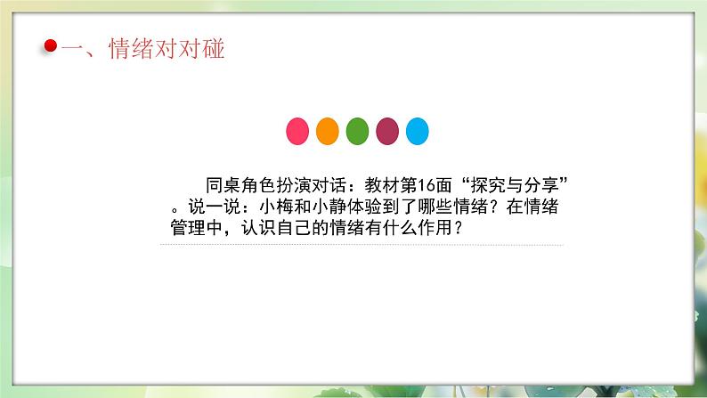 统编版道德与法治（2024）七年级下册--2.2 学会管理情绪（课件）第6页