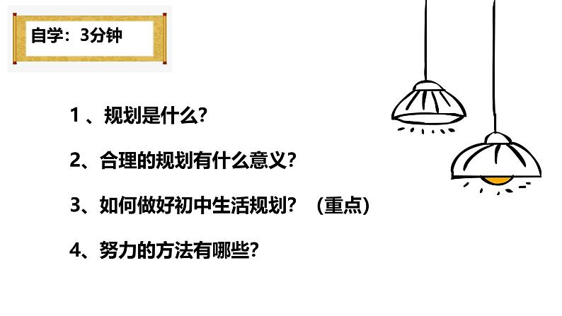 初中 政治 (道德与法治) 人教版（2024） 七年级上册（2024）规划初中生活 课件第2页