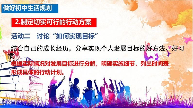 初中 政治 (道德与法治) 人教版（2024） 七年级上册（2024）规划初中生活 课件第6页