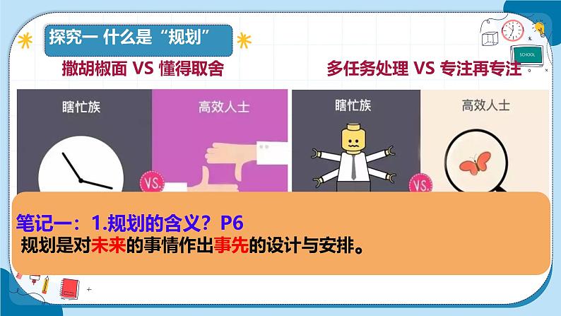 初中 政治 (道德与法治) 人教版（2024） 七年级上册（2024）规划初中生活 课件第4页