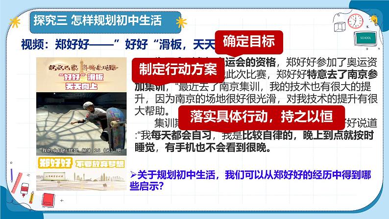 初中 政治 (道德与法治) 人教版（2024） 七年级上册（2024）规划初中生活 课件第7页