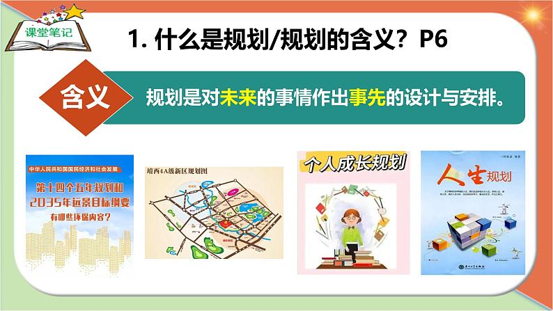 初中 政治 (道德与法治) 人教版（2024） 七年级上册（2024）规划初中生活 课件第5页