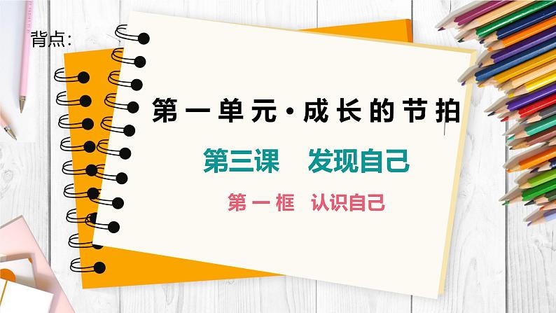 初中  政治 (道德与法治)  人教版（2024）  七年级上册（2024）认识自己 课件第1页