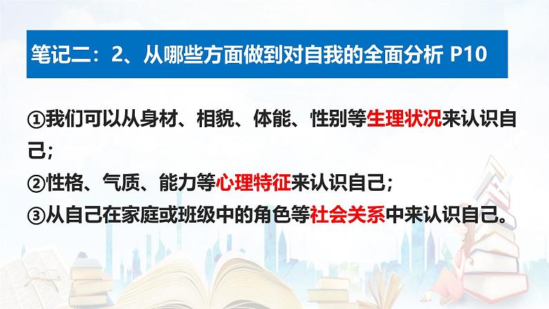 初中  政治 (道德与法治)  人教版（2024）  七年级上册（2024） 认识自己 课件第6页