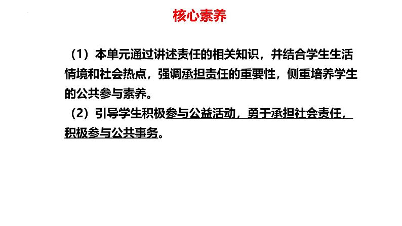 专题11 勇担社会责任--中考道德与法治一轮复习全考点精讲课件（部编版）第5页