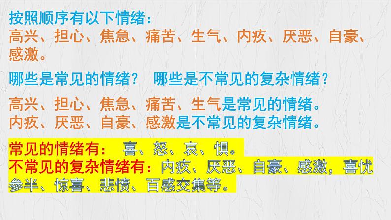 2.1 揭开情绪的面纱（同步课件）2024-2025学年七年级道德与法治下册统编版第8页