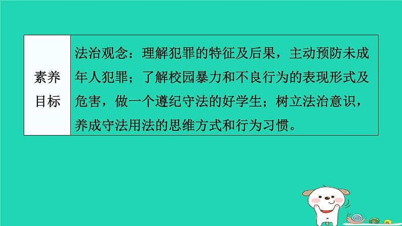 陕西省2024八年级道德与法治上册第二单元遵守社会规则第五课做守法的公民第2课时预防犯罪课件新人教版第3页