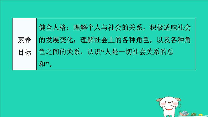 陕西省2024八年级道德与法治上册第一单元走进社会生活第一课丰富的社会生活第1课时我与社会课件新人教版第3页