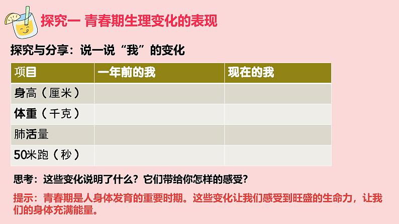 1.1青春的邀约  课件 2024-2025学年统编版道德与法治七年级下册第6页