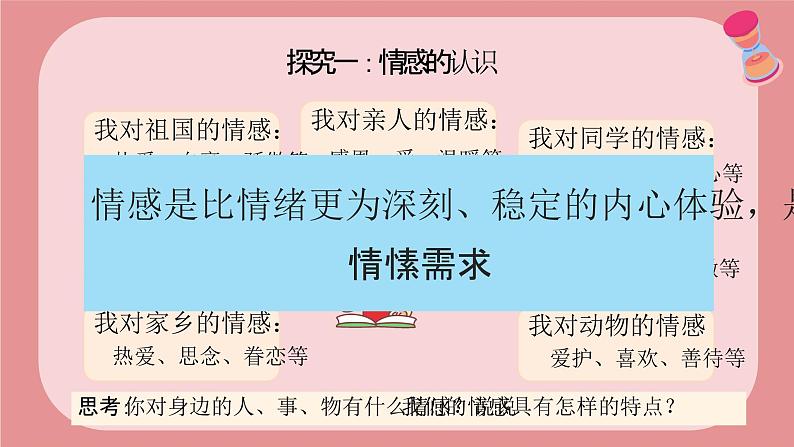 2.3品味美好情感  课件 --2024-2025学年统编版道德与法治七年级下册第4页