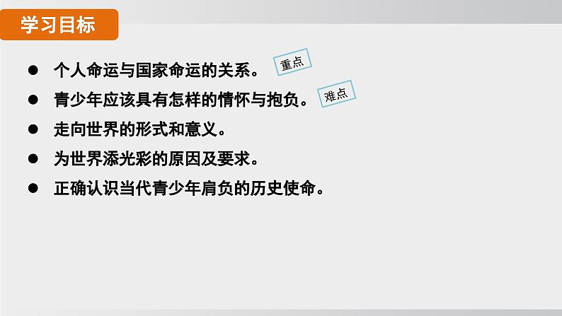 九年级道德与法治下册课件《少年的担当》第6页