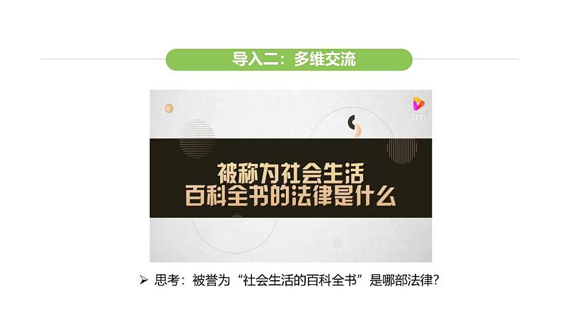 统编版道德与法治（2024）七年级下册 10.1 认识民法典（课件）第6页