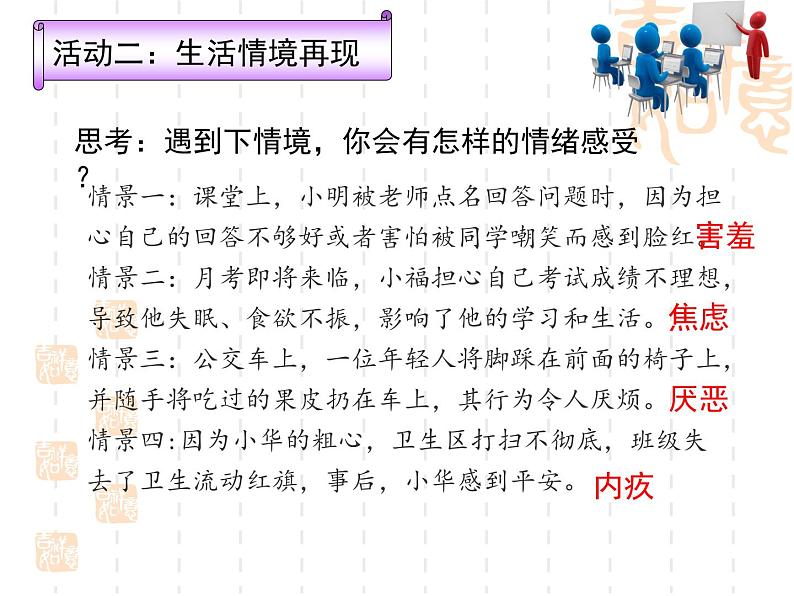 2.1揭开情绪的面纱 - 教学课件- 2024-2025学年统编版道德与法治七年级下册第5页