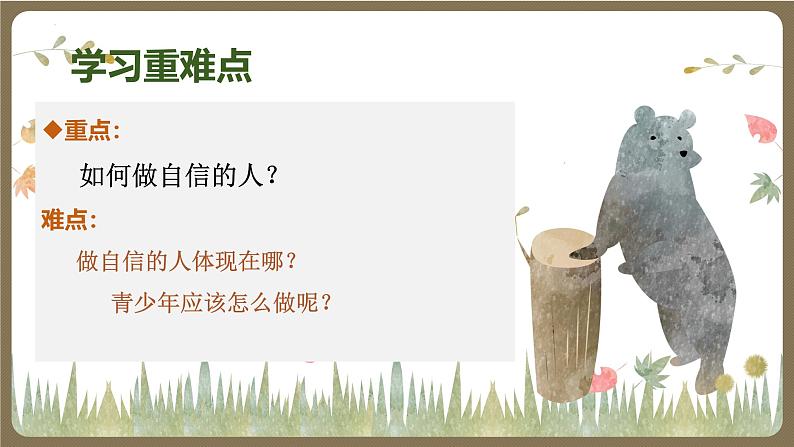 4.2 做自信的人  教学课件- 2024-2025学年统编版道德与法治七年级下册第3页