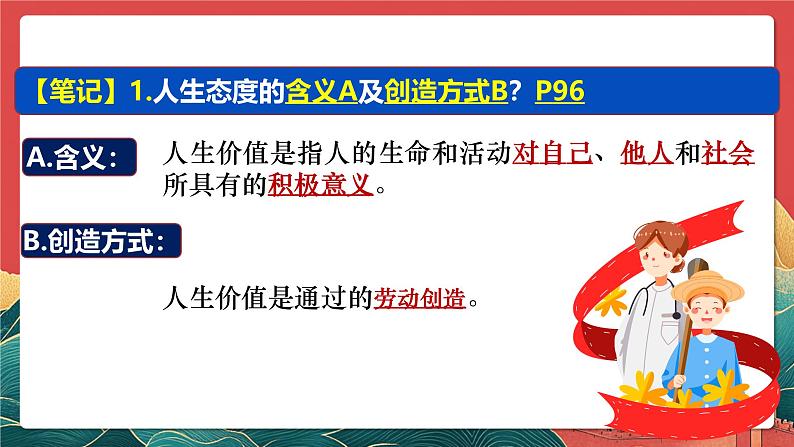 人教部编版（五四制）道法六年级全册 13.2《实现人生价值》课件第6页