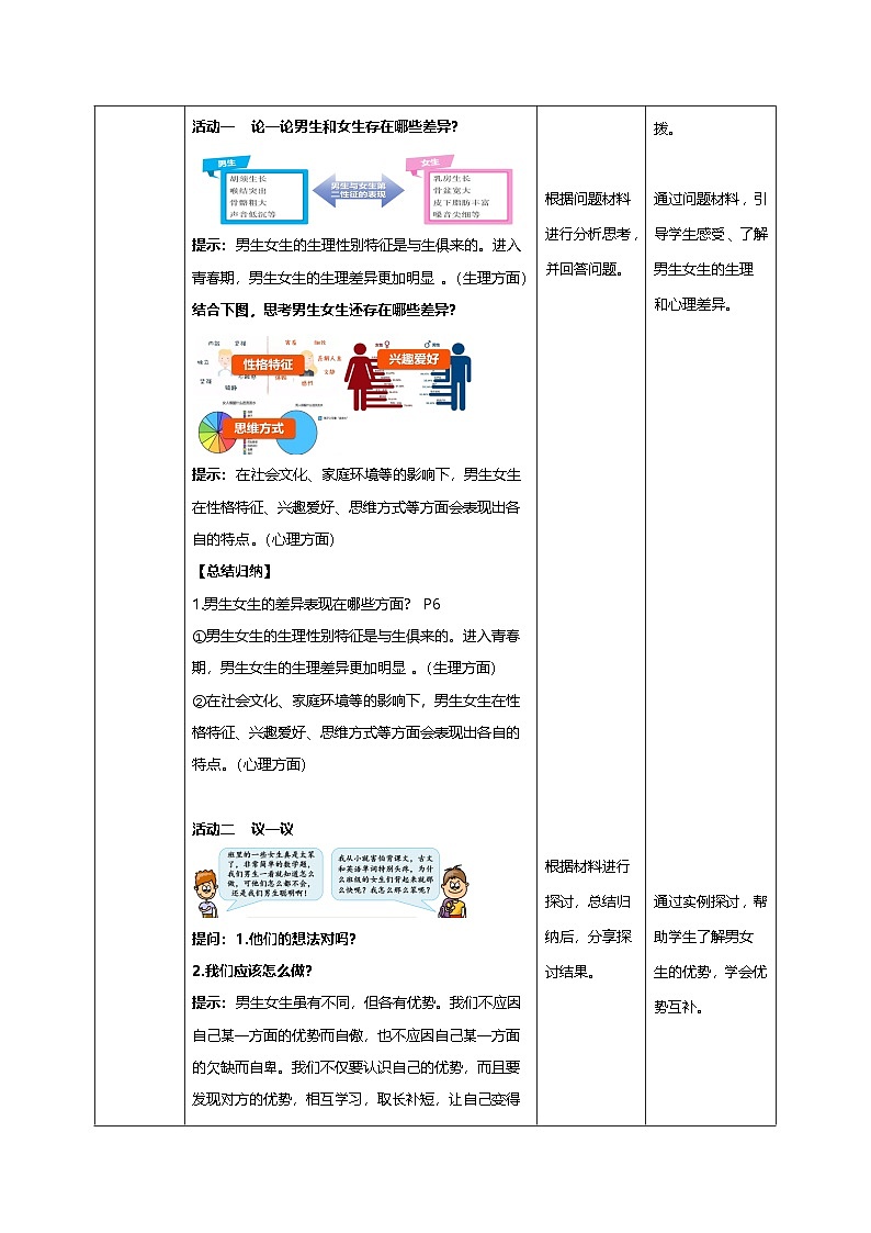 1.2《男生女生》教学设计 第2页
