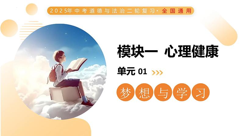 单元01：梦想与学习（课件）-2025年中考道德与法治二轮复习讲练（全国通用）第1页