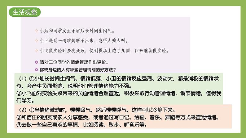 2.2 学会管理情绪  课件 2024-2025学年七年级道德与法治下册第4页