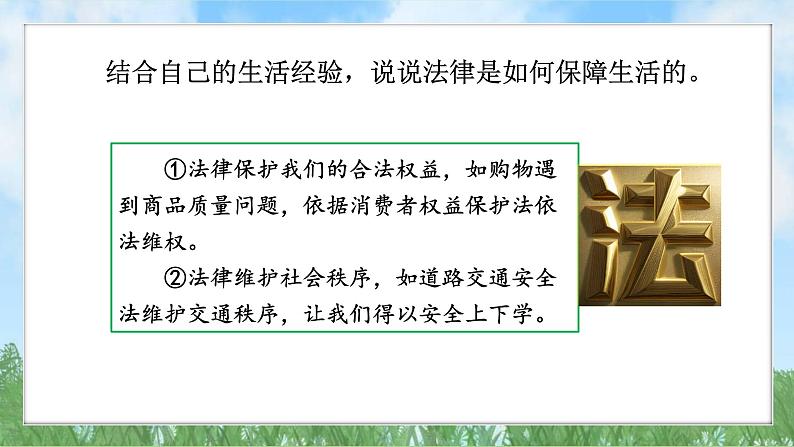 9-2《法律保障生活》（课件）-道德与法治七年级下册统编版（2024）第8页