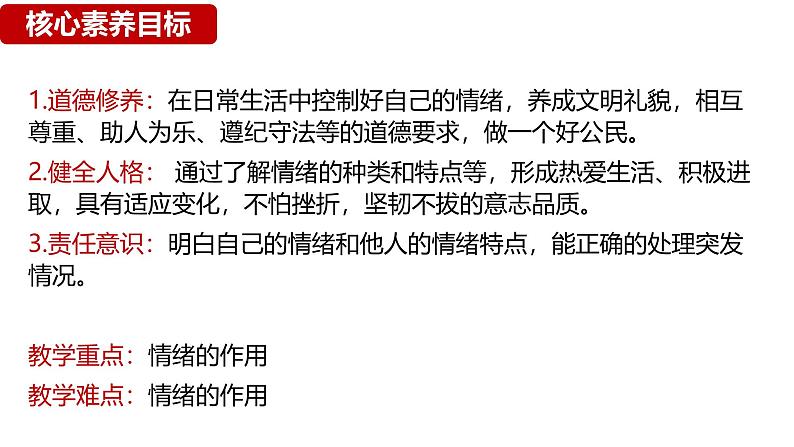 2.1 揭开情绪的面纱 课件-2024-2025学年统编版道德与法治七年级下册第3页