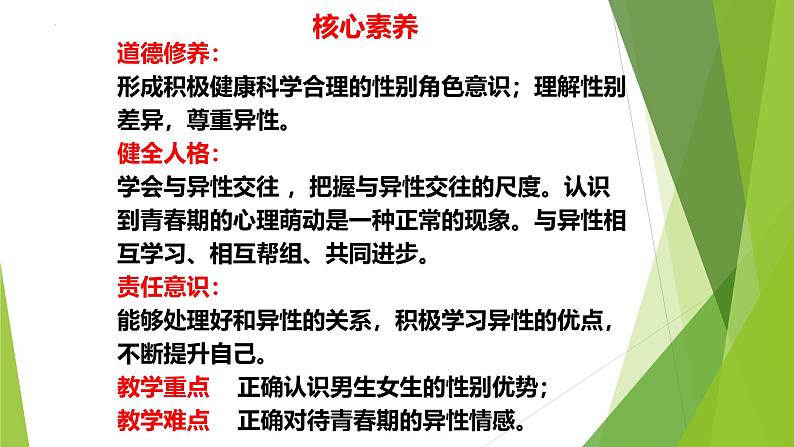 1.2 男生女生 （教学课件）2024-2025学年道德与法治 七年级下册  统编版第2页