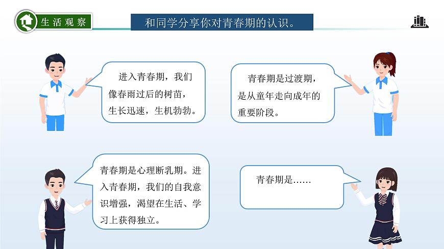 1.1 青春的邀约（课 件）-2024-2025学年道德与法治七年级下册 （统编版2024）课件PPT第8页
