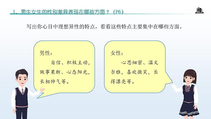1.2 男生女生（课 件）-2024-2025学年道德与法治七年级下册 （统编版2024）课件PPT第8页