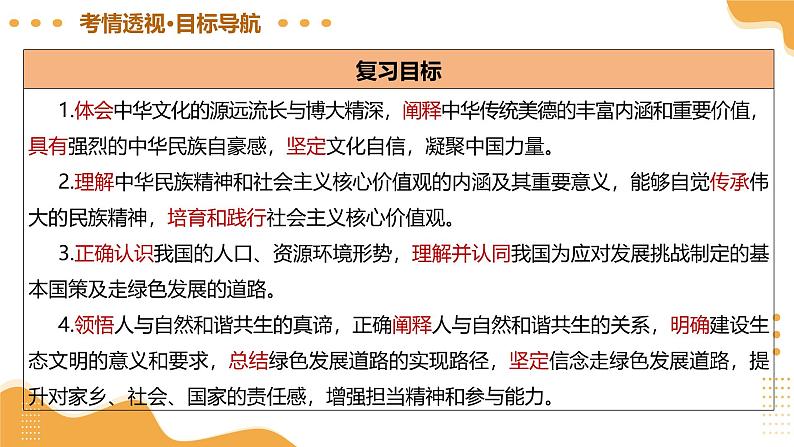 2025年中考道德与法治一轮复习 专题03 文明与家园 课件第7页