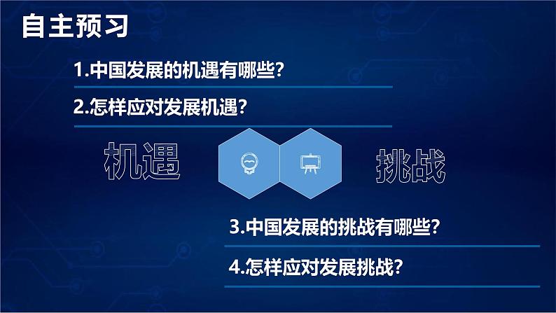 4.1中国的机遇与挑战课件_ -2024-2025学年统编版道德与法治九年级下册第3页