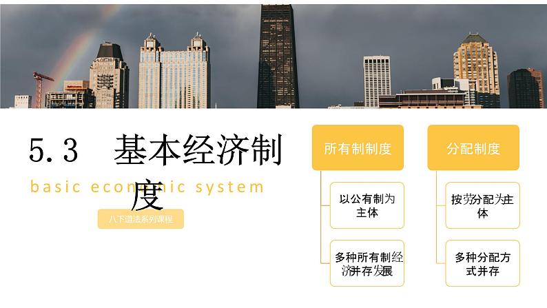 5.3基本经济制度（课时一）课件  -2024-2025学年统编版道德与法治八年级下册第2页