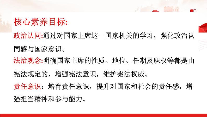 6.2中华人民共和国主席  课件 -2024-2025学年统编版道德与法治八年级下册第3页