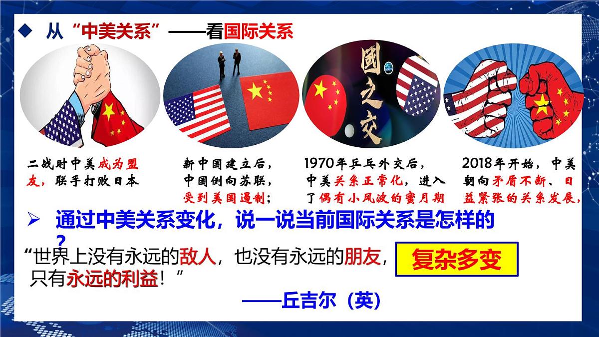 1.2 复杂多变的关系 2024-2025学年部编版道德与法治九年级下册课件第2页