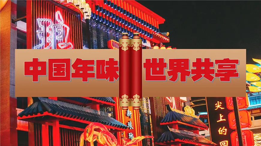 2025年初中道德与法治中考复习----中国年味，世界共享课件第5页